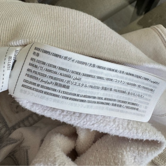 Abercrombie & Fitch Vintage Academia Cropped Sunday Crewneck Sweatshirt - Picture 5 of 8